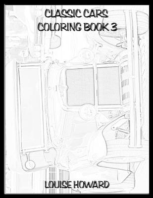 Book cover for Classic Cars Coloring book 3