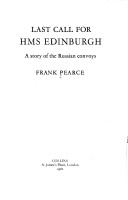 Book cover for Last Call for H. M. S. "Edinburgh"