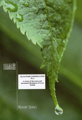 Cover of A Review of the Scarce and Threatened Hemiptera of Great Britain