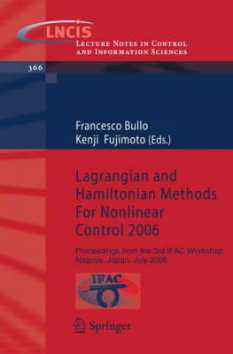 Book cover for Lagrangian and Hamiltonian Methods For Nonlinear Control 2006