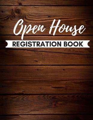 Book cover for Open House Registration Book