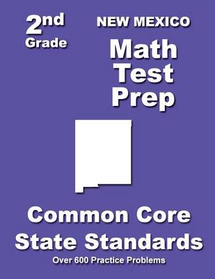 Book cover for New Mexico 2nd Grade Math Test Prep