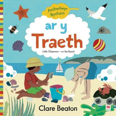 Book cover for Archwilwyr Bychain: Ar y Traeth / On the Beach
