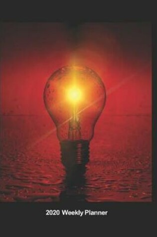 Cover of Plan On It 2020 Weekly Calendar Planner - Let Your Light Shine - Light Bulb