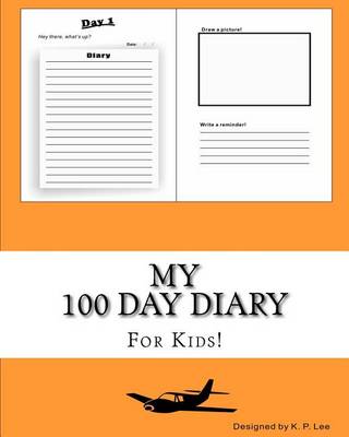 Book cover for My 100 Day Diary (Orange cover)