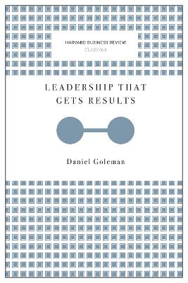 Book cover for Leadership That Gets Results (Harvard Business Review Classics)