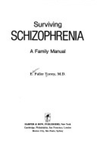 Cover of Surviving Schizophrenia