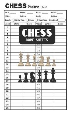 Book cover for Chess Game Sheets