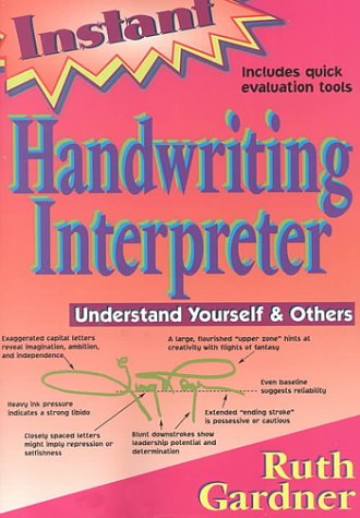 Book cover for Instant Handwriting Interpreter