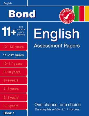 Book cover for Bond English Assessment Papers 11+-12+ Years Book 1