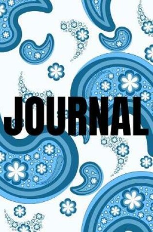 Cover of Paisley Background Lined Writing Journal Vol. 20