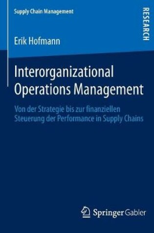 Cover of Interorganizational Operations Management