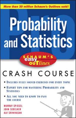 Book cover for Schaum's Easy Outline of Probability and Statistics