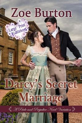 Book cover for Darcy's Secret Marriage Large Print Edition