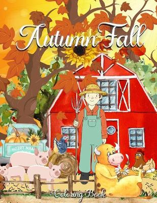 Book cover for Autumn Fall Coloring Book