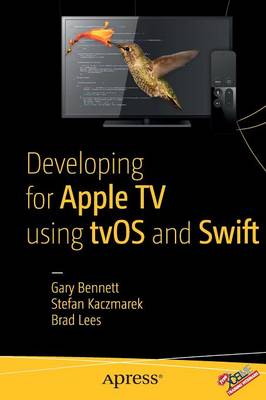 Book cover for Developing for Apple TV using tvOS and Swift