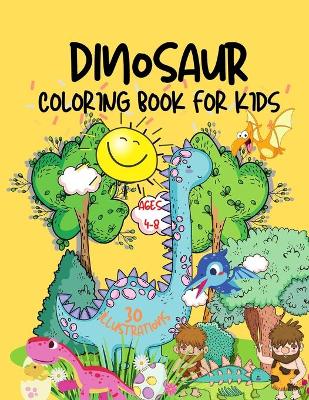 Book cover for Dinosaur Coloring Book for Kids