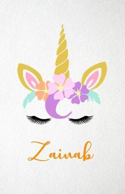 Book cover for Zainab A5 Lined Notebook 110 Pages