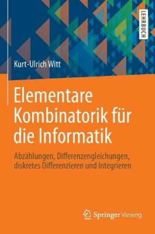 Cover of Elementare Kombinatorik Fur Die Informatik
