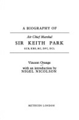 Cover of Sir Keith Park