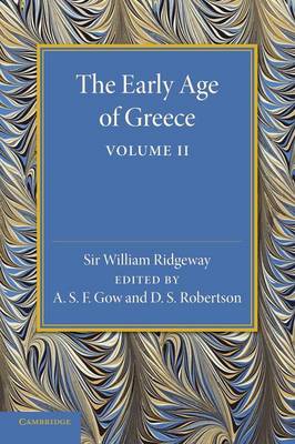 Book cover for The Early Age of Greece: Volume 2