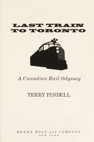 Cover of Last Train to Toronto