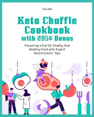 Book cover for Keto Chaffle Cookbook with 295$ Bonus