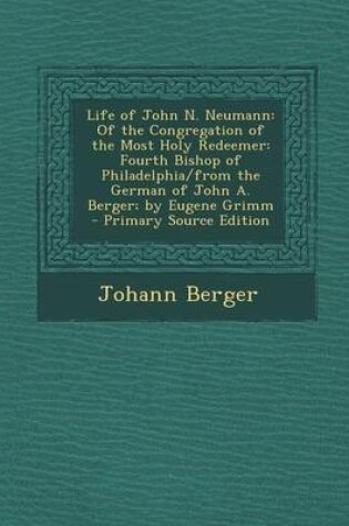 Cover of Life of John N. Neumann