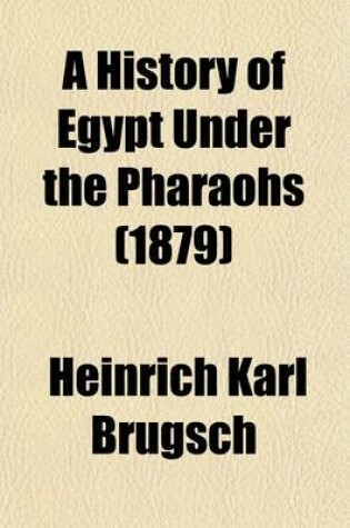 Cover of A History of Egypt Under the Pharaohs (Volume 2)