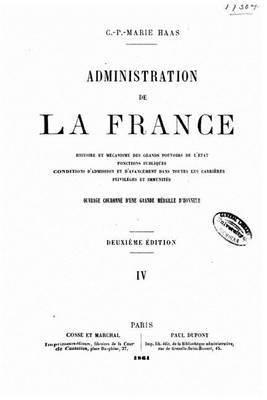 Book cover for Administration de la France - IV