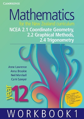 Book cover for Mathematics for the New Zealand Curriculum Year 12 Workbook 1