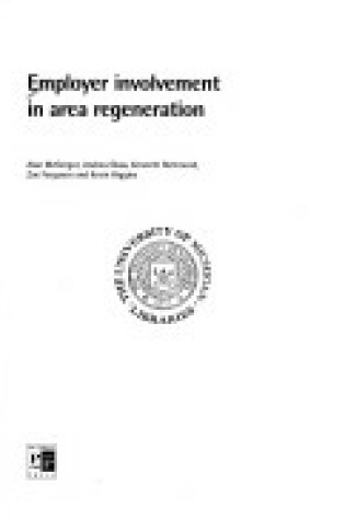 Cover of Employer Involvement in Area Regeneration