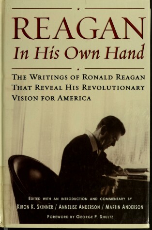 Book cover for Reagan, in His Own Hand