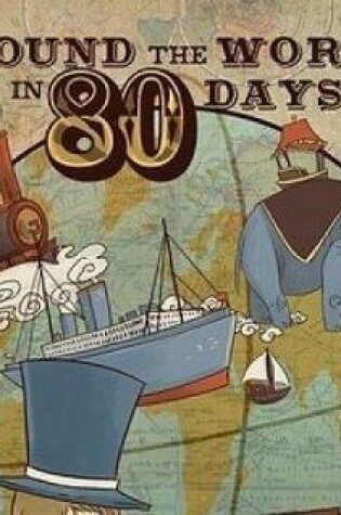 Cover of Around the world in eighty days