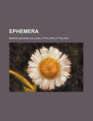 Book cover for Ephemera