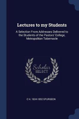 Book cover for Lectures to My Students