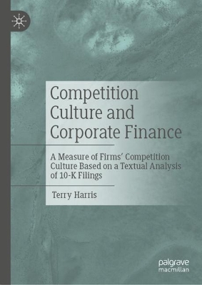 Book cover for Competition Culture and Corporate Finance