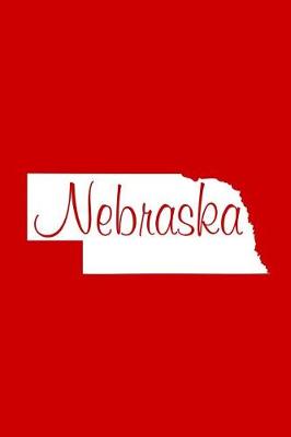 Book cover for Nebraska - Red Lined Notebook with Margins