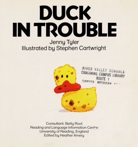 Book cover for Usborne Duck in Trouble