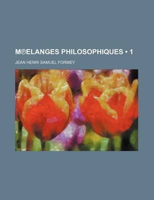 Book cover for M Elanges Philosophiques (1 )