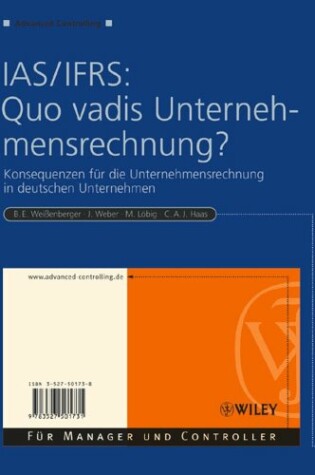 Cover of IAS/IFRS - Quo Vadis Unternehmensrechnung?