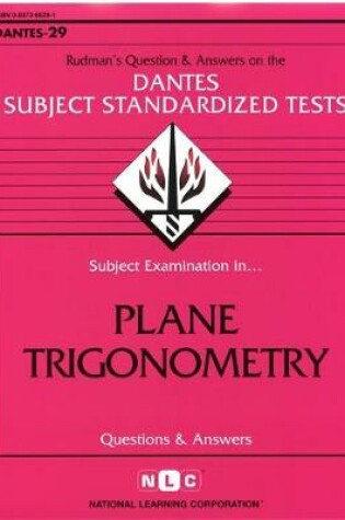 Cover of Plane Trigonometry