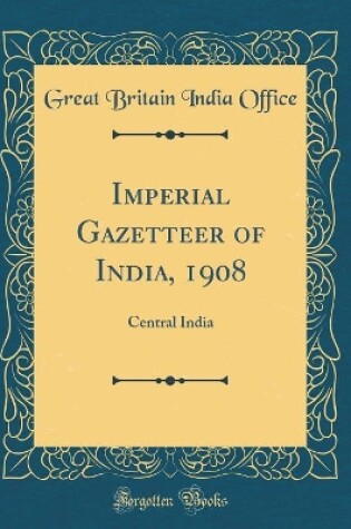 Cover of Imperial Gazetteer of India, 1908