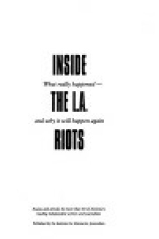 Cover of Inside the L.A. Riots