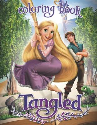 Book cover for Tangled Coloring Book