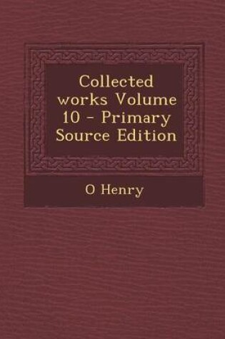 Cover of Collected Works Volume 10