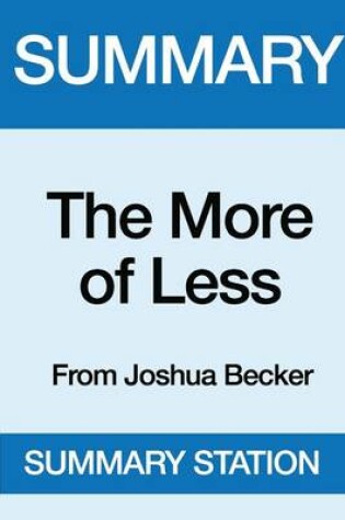 Cover of Summary of the More of Less