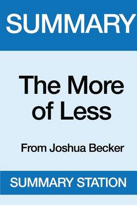 Book cover for Summary of the More of Less