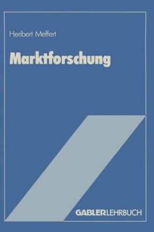 Cover of Marktforschung