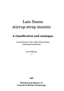 Book cover for Late Saxon Stirrup-strap Mounts